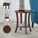 Dinh Round End Table with Shelf