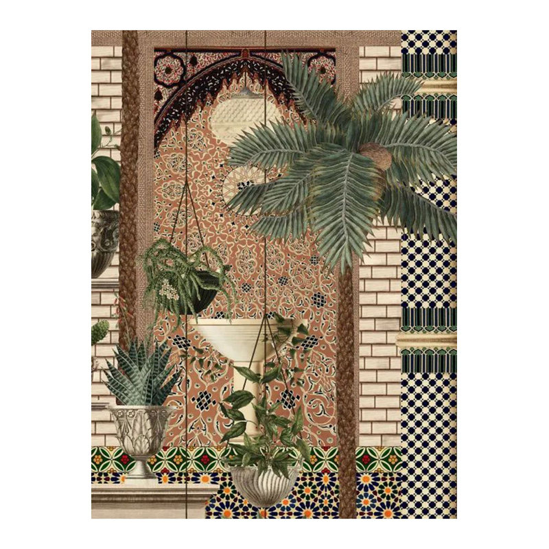 Tapis décoratif lavable à la machine, Sous-tapis rectangulaire de 3 pi 3 po x 4 pi 11 po