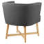 Fauteuil d'appoint en tissu Anders-1998442110