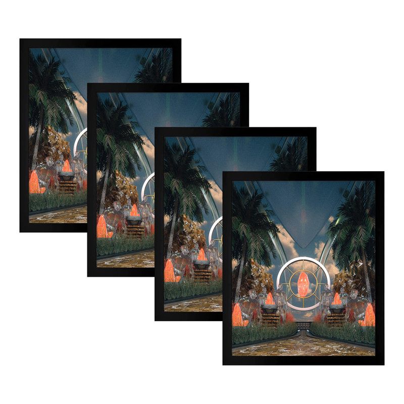 Cadre 4 photos Adijah, Noir, 16 po x 20 po