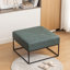 Repose-pieds carré en cuir Cattibrie-1866719402