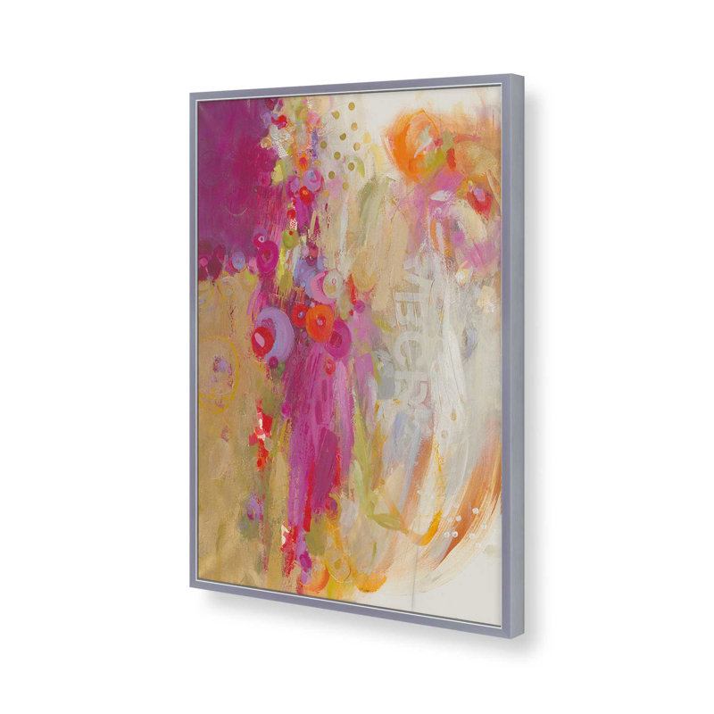 Reproduction d'art sur toile, "From What I Gather" par Janet Itsne, Impression sur cadre ouvert sans papier mat