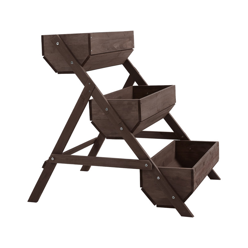 Wood Planter Box, Brown