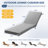 Tannyfarm Outdoor 3.5'' Chaise Lounge Seat / Back Cushion (Set Of 2)-429614343-429614342