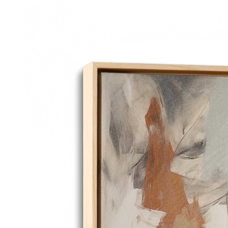 Impression sur toile Chaotic Crescendo, Cadre américain en érable flottant, 1, H 32,75 po x l 48,75 po