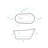 Sublime 60" Single Slipper Freestanding Bathtub