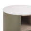 Table de chevet ronde avec tiroir de rangement et tablette ouverte Lucci-1134865925