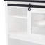 Armoire-bar 71 po avec support de rangement interne K&K Farmhosue