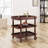 Aaliayah Wood Bar Cart