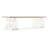 Arthur Rectangular Solid Wood Top with Plastic / Acrylic Base Dining Table