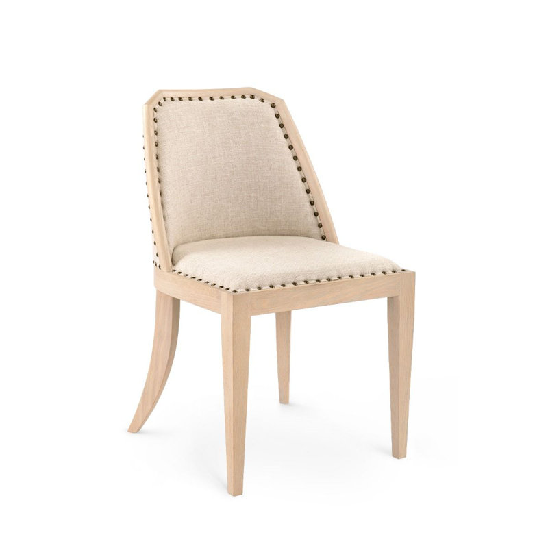 Aria Upholstered Dining Chair, Oak