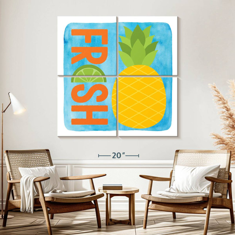 Yarlin Fresh Pineapple, 57" H x 57" W