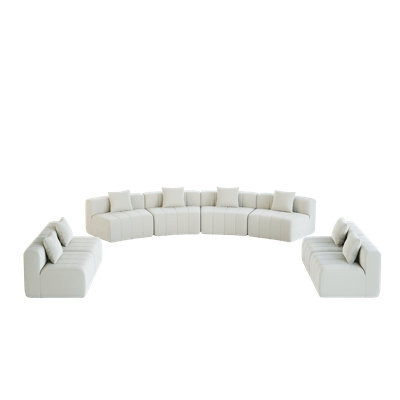 Canapé modulaire à compression Daijha Boneless