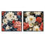 Dupuy - Ensemble de 2 collages carrés floraux-101848945-101848944