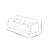 Simple Corduroy Straight-Line Sofa-1597848552