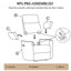 Fauteuil inclinable électrique berçant avec port USB et port Type-C Callendale-1562039431