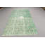 Tapis turc antique vert vif pour la décoration de la salle à manger et l'esthétique de la maison