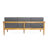 Weatogue 76.25'' Wide Straight Acacia Patio Sofa with Cushions