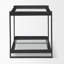 Table de bout en verre avec rangement-1295940216