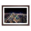 Night in Boston Massachusetts in Abstract - Picture Frame Graphic Art Print-55724901-55724902
