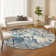 Machine Washable Indoor/Outdoor Molewski ACN2340 Floral Rug