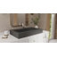 Lavabo de salle de bain vasque en résine 31,4 po x 18,8 po Badeloft WB-05-L-MBLK-138194461