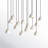 Cotter 14 - Light Fabric Dimmable Geometric Chandelier-2096620601