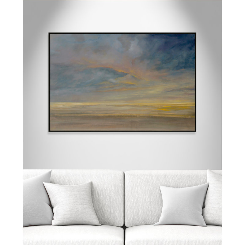 Dawning Unrest, Espresso Framed, 41.5" H x 61.5" W x 2" D