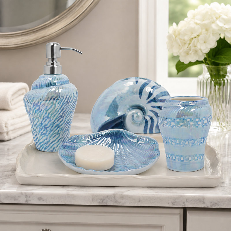 Ceramic Bathroom Accessories Set