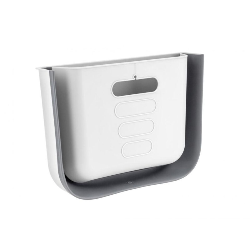 Branxton 1.9L Plastic Open Rubbish Bin Hanging Kitchen Waste Bin Small Trash Can Foldable Dustbin