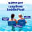 TRC Recreation Lazy Bunz Foam Water Saddle Swimming Pool Float, Blue (2 Pack)-103103122