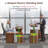 47.24'' L-shaped Electric Height Adjustable Standing Desk