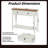 39" Farmhouse Console Table - 2-Drawer Storage Entryway Table (Rustic Sofa Table with Shelf)-535996061