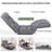 Reclining Floor Cahir Game Sofa Chair With 14 Adjustable Positions Chaise Lounge Chairs-770899709