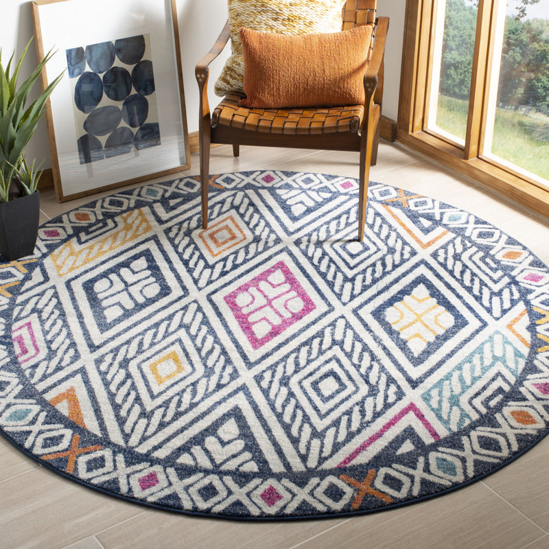 Allard Performance Ikat Rug, Round 6'7"