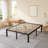 Agulla 16" High Metal Bed Frame with Sturdy Wood Slats, No Box Spring Needed, Easy Assembly-1581559044