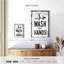 «Wash Your Hands», impression sur toile-248190476