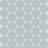 Carreau de mosaïque rond en porcelaine mat 2 "x 2" Marin
