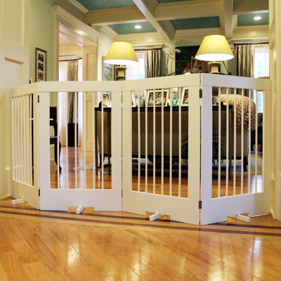 Dewitt 4-Panel Freestanding Pet Gate 