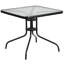Table carrée en verre trempé Amlie-87058782-87057903