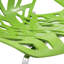 Chaises d'appoint empilables avec dossier à découpes florales et pieds en acier inoxydable - sièges de cuisine, de restaurant ou de banquet modernes-21376067-129679203