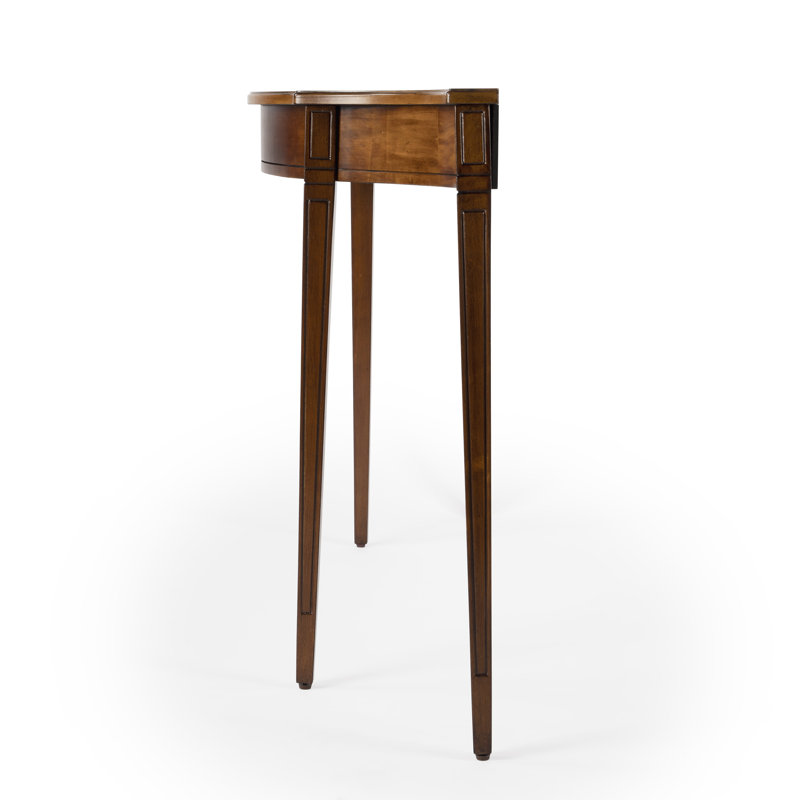 Chester Console Table, 32" H x 54" W x 15" D, Olive Ash Burl