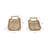 20 and 26" Visby Gold Leaf Rectangle Trays