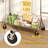 Rilen Adjustable Rolling Clothing Rack