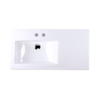 Aquaquattro 35.25'' L Bathroom Sink