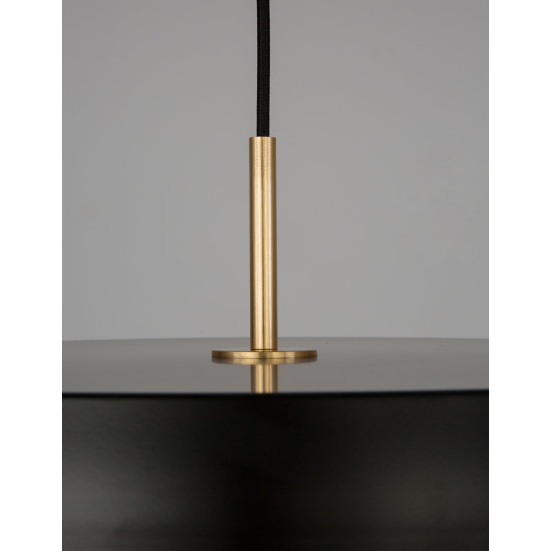 1 - Light LED Single Pendant, Black