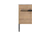 Meuble-lavabo de 24 po avec tablette réglable et fermeture silencieuse de style chêne imitation autoportant