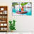 Floating Tray in Swimming Pool With Cocktails and Snacks - Canvas Print Wall Art-857119705
