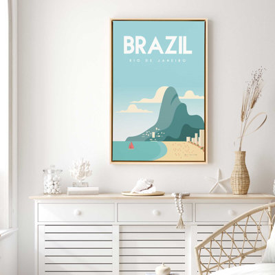«Vibrant Rio», reproduction sur toile
