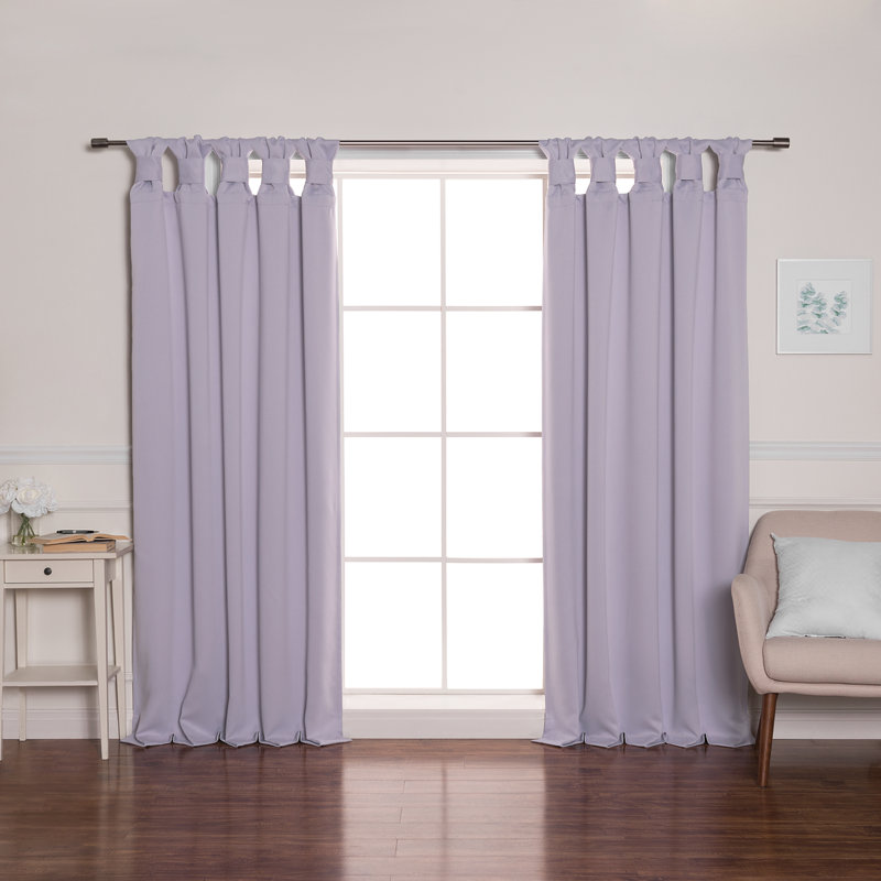 Molloy Insulating Curtain Pair, l 52" x L 84", Lilas